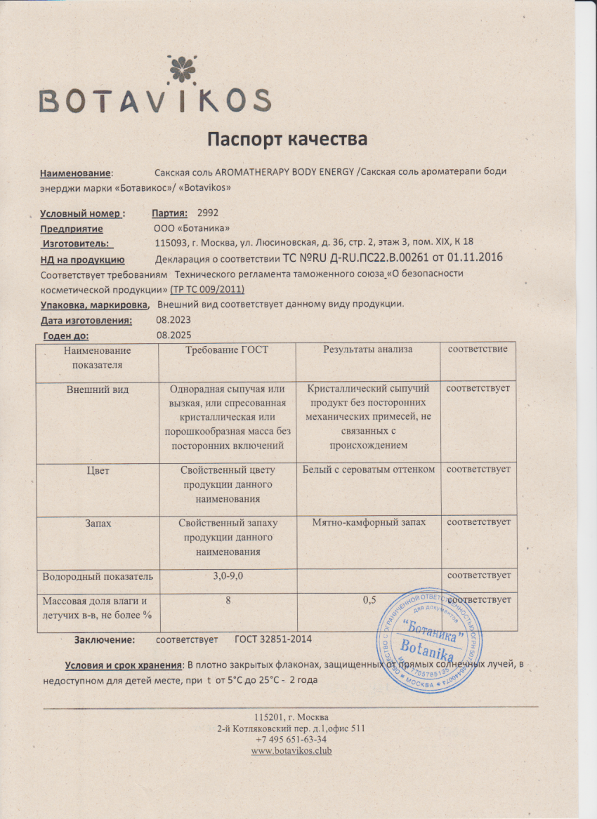 Паспорт №082023